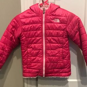 Girls Northface Reversible coat